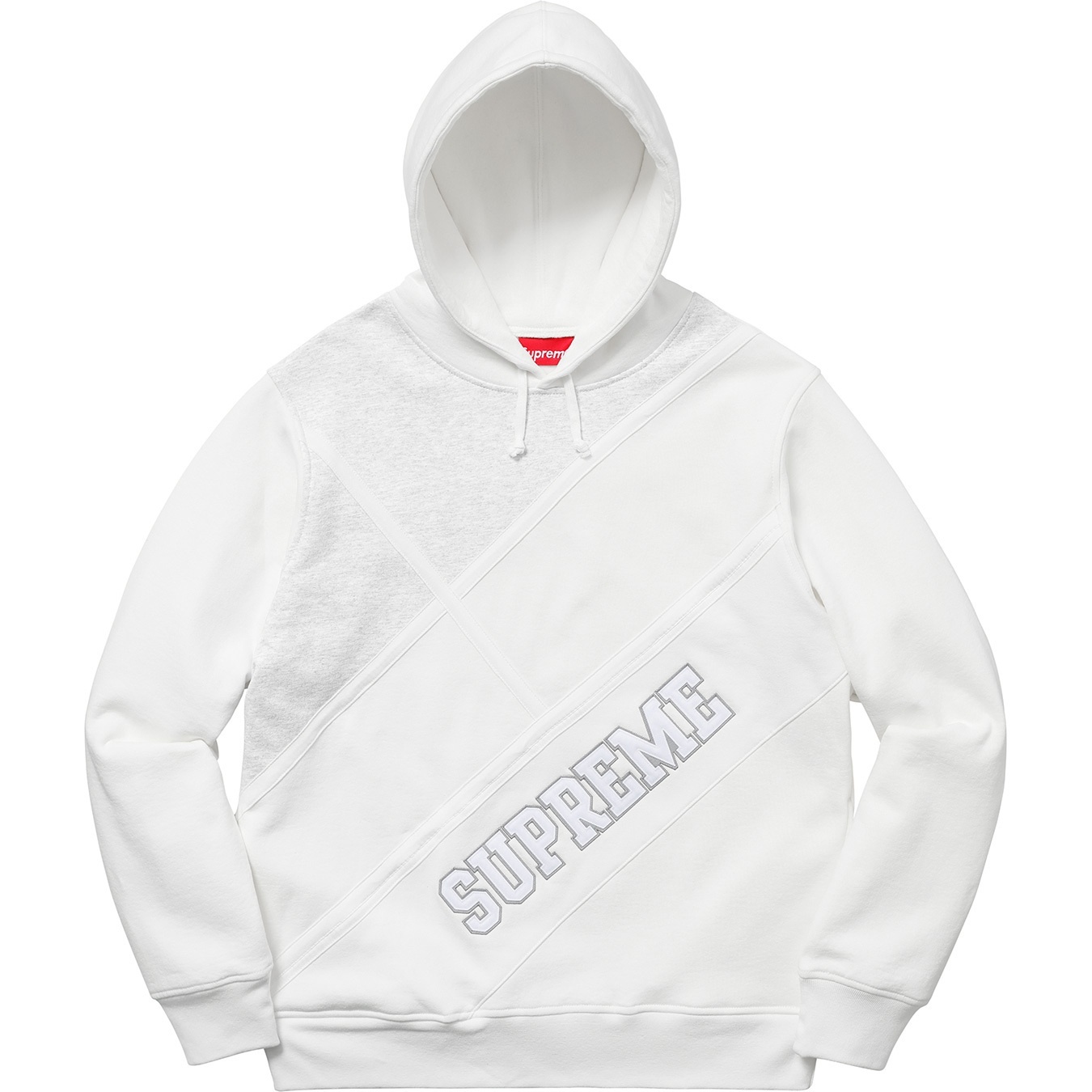 Diagonal Hooded Sweatshirt view 5